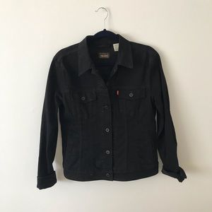 Levi black denim jacket